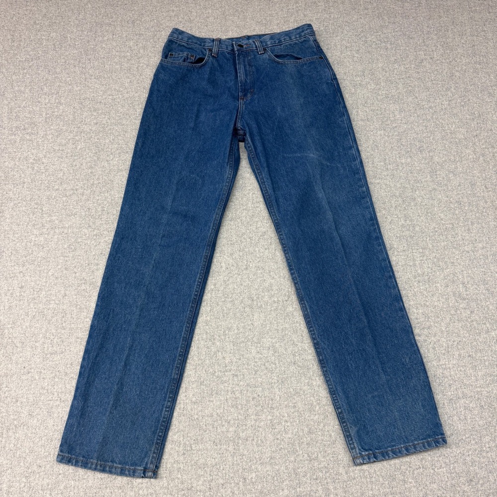 Kirkland Signature Jeans 32 x 32 Blue Mens 100% Cotton Straight Leg Denim Pant